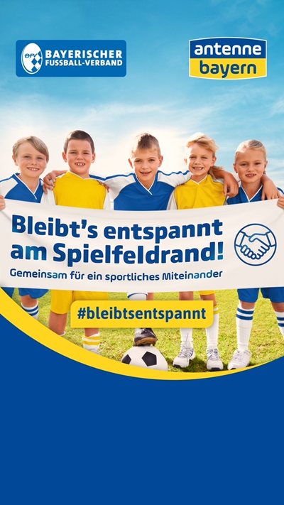 AntenneBayern BleibentspanntamSpielfeldrand xs