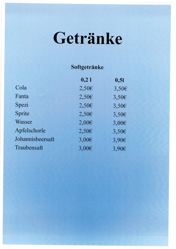 Speisekarte Dubrovnik s10