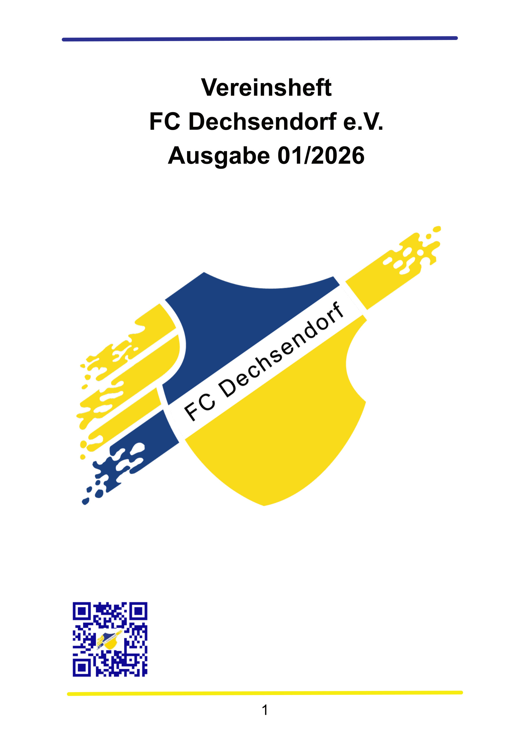 FCD Vereinsheft 202503